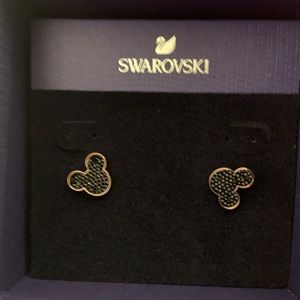 Brand new Swarovski Mickey Mouse Stud Earrings